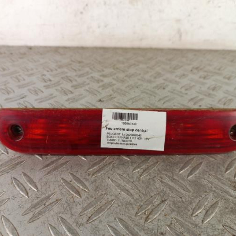 Feu arriere stop central PEUGEOT BOXER 3 Feu arriere stop central PEUGEOT BOXER 3