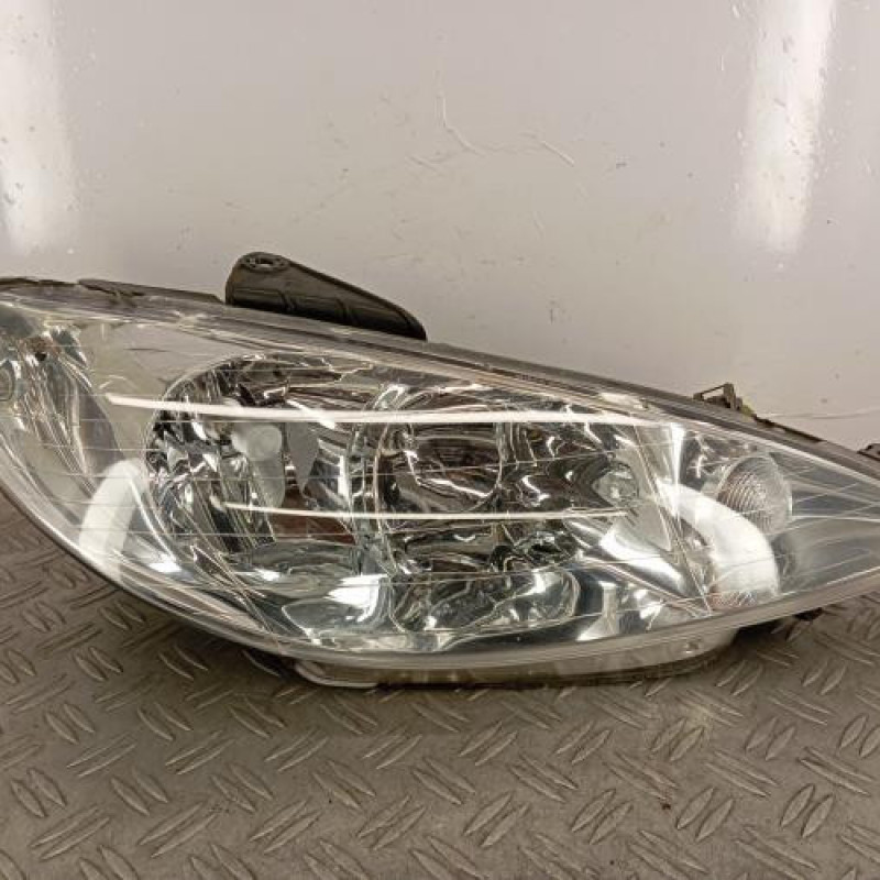Optique avant principal droit (feux)(phare) PEUGEOT 206