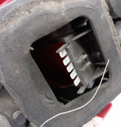 Feu arriere principal gauche (feux) OPEL CORSA D Photo n°4