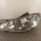Optique avant principal gauche (feux)(phare) PEUGEOT 206