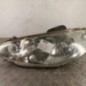 Optique avant principal gauche (feux)(phare) PEUGEOT 206