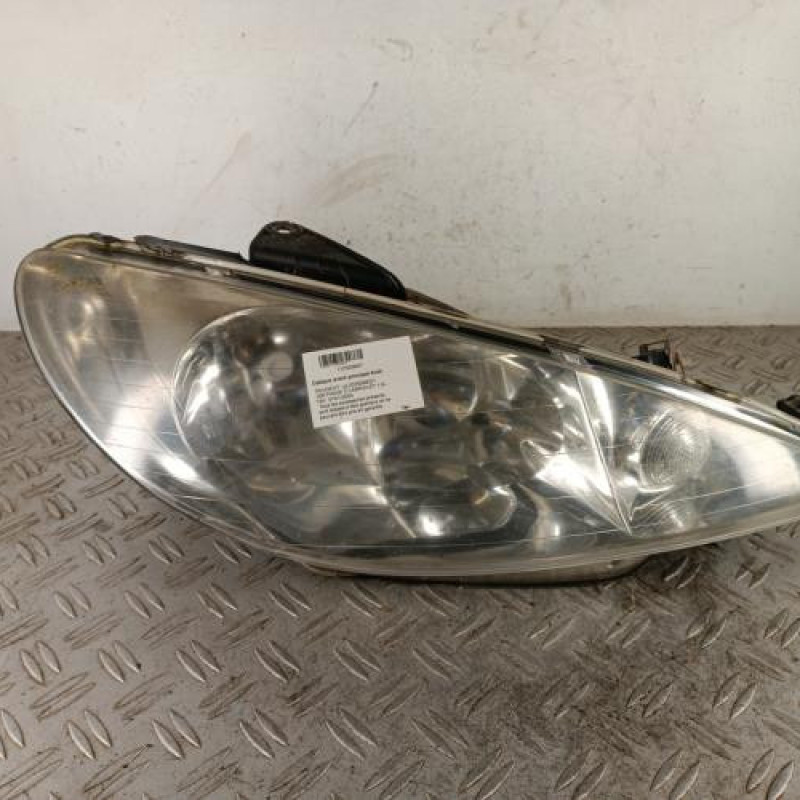 Optique avant principal droit (feux)(phare) PEUGEOT 206