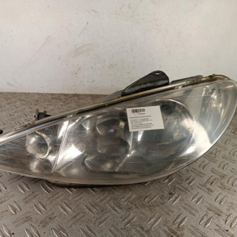 Optique avant principal gauche (feux)(phare) PEUGEOT 206