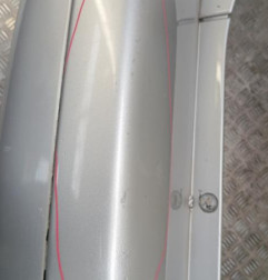 Pare choc arriere CITROEN C8 Photo n°5