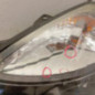 Optique avant principal gauche (feux)(phare) RENAULT CLIO 2