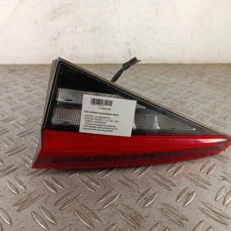 Feu arriere secondaire droit (feux) SKODA KODIAQ