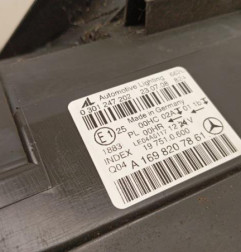 Optique avant principal droit (feux)(phare) MERCEDES CLASSE B 245 Photo n°4