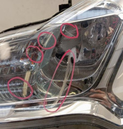 Optique avant principal gauche (feux)(phare) CITROEN C3 2