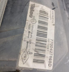 Optique avant principal droit (feux)(phare) RENAULT MEGANE 1 Photo n°3