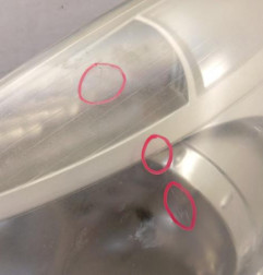 Optique avant principal gauche (feux)(phare) RENAULT CLIO 3