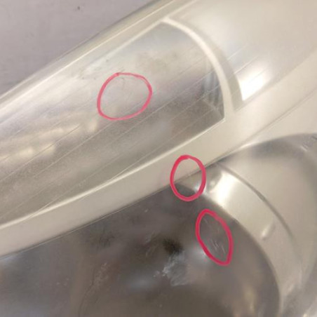 Optique avant principal gauche (feux)(phare) RENAULT CLIO 3