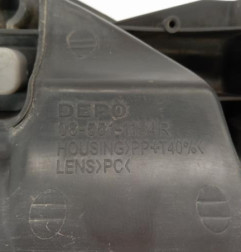 Optique avant principal droit (feux)(phare) RENAULT LAGUNA 2 Photo n°4