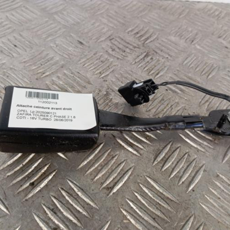 Attache ceinture avant droit OPEL ZAFIRA TOURER C