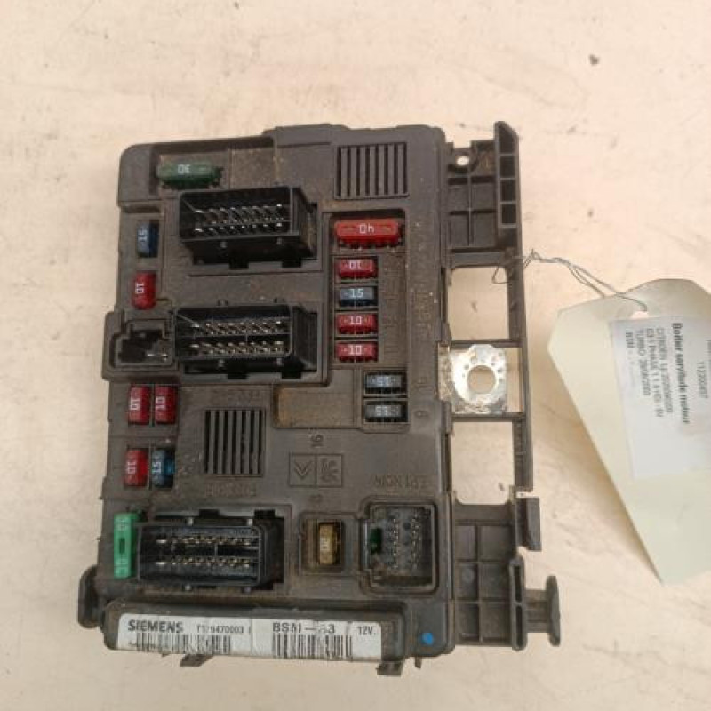 Boitier servitude moteur (BSM) CITROEN C3 1 Boitier servitude moteur (BSM) CITROEN C3 1