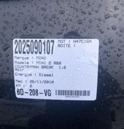 Leve vitre electrique avant gauche MINI MINI 2 R60 Photo n°4