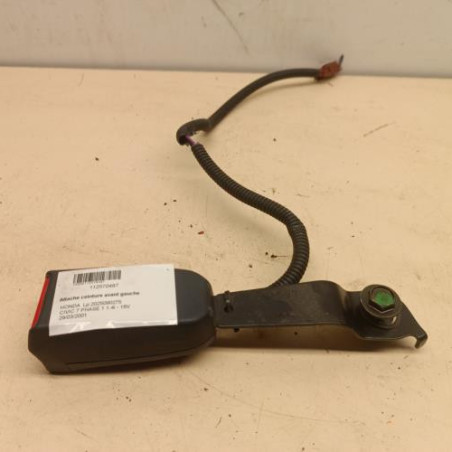 Attache ceinture avant gauche HONDA CIVIC 7 Photo n°1