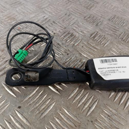 Attache ceinture avant droit FIAT PANDA 3 Photo n°1
