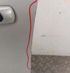 Porte avant gauche PEUGEOT 208 1 Photo n°3