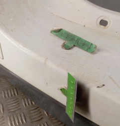 Pare choc arriere RENAULT GRAND SCENIC 3 Photo n°4