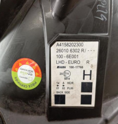 Optique avant principal droit (feux)(phare) MERCEDES CITAN 1 415 Photo n°5