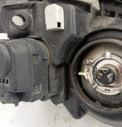 Optique avant principal gauche (feux)(phare) PEUGEOT 206 Photo n°3