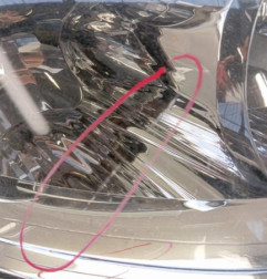 Optique avant principal droit (feux)(phare) CITROEN C4 1
