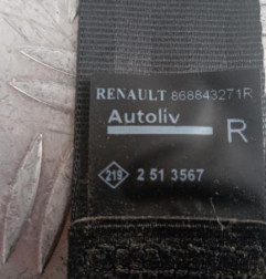 Ceinture avant droit DACIA LODGY Photo n°4