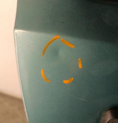 Porte arriere droit PEUGEOT 106