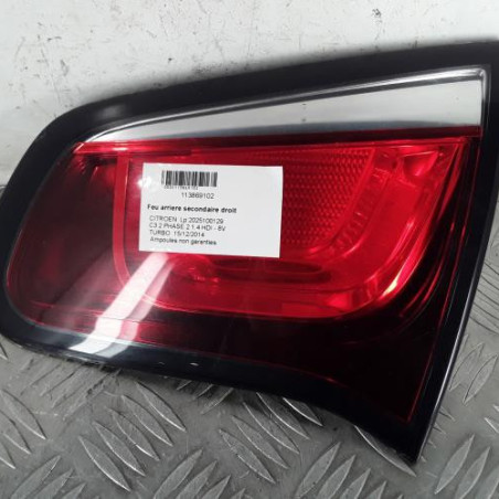 Feu arriere secondaire droit (feux) CITROEN C3 2 Photo n°1