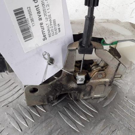 Serrure avant droit RENAULT CLIO 2