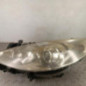 Optique avant principal gauche (feux)(phare) PEUGEOT 307