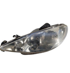 Optique avant principal gauche (feux)(phare) PEUGEOT 206 Photo n°1