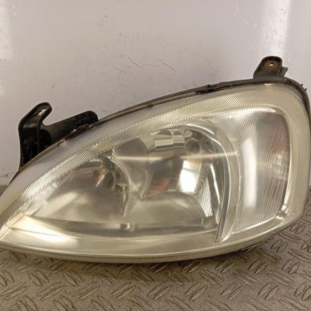 Optique avant principal gauche (feux)(phare) OPEL CORSA C Photo n°1