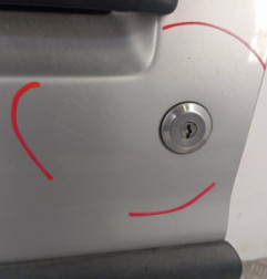 Porte avant gauche CITROEN SAXO Photo n°4