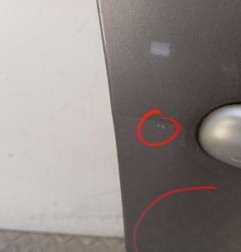 Porte avant droit RENAULT SCENIC 3 Photo n°3