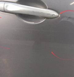Porte avant droit RENAULT SCENIC 3 Photo n°4