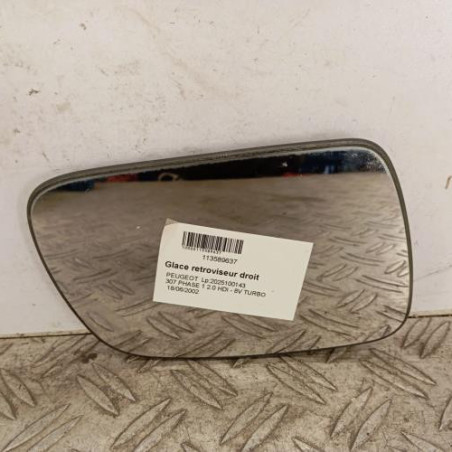 Glace retroviseur droit PEUGEOT 307 Photo n°1