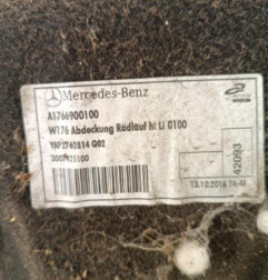 Pare boue arriere gauche MERCEDES CLASSE A 176