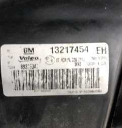 Optique avant principal droit (feux)(phare) OPEL CORSA D