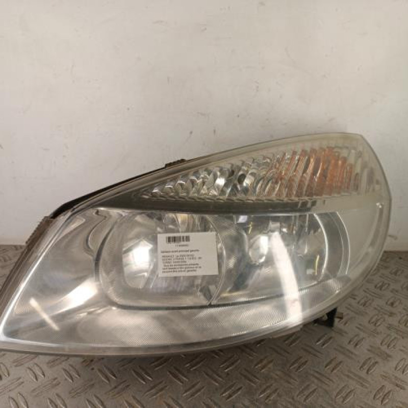 Optique avant principal gauche (feux)(phare) RENAULT SCENIC 2