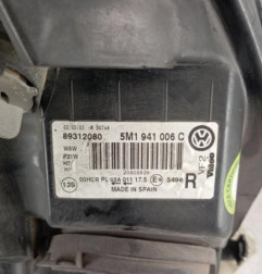 Optique avant principal droit (feux)(phare) VOLKSWAGEN GOLF PLUS Photo n°6