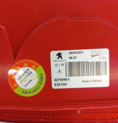 Feu arriere principal droit (feux) PEUGEOT 106 Photo n°5