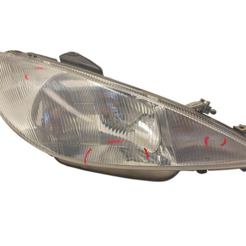 Optique avant principal droit (feux)(phare) PEUGEOT 206