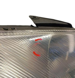Optique avant principal droit (feux)(phare) PEUGEOT 206