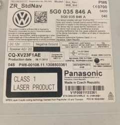 Afficheur VOLKSWAGEN GOLF 7 Photo n°4