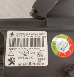 Optique avant principal droit (feux)(phare) PEUGEOT 308 2 Photo n°6