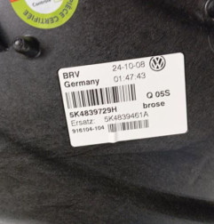 Leve vitre electrique arriere gauche VOLKSWAGEN GOLF 6