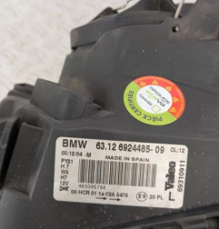 Optique avant principal gauche (feux)(phare) BMW SERIE 1 E87 Photo n°7