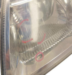 Optique avant principal gauche (feux)(phare) CITROEN C2