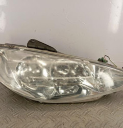 Optique avant principal droit (feux)(phare) PEUGEOT 206 Photo n°1
